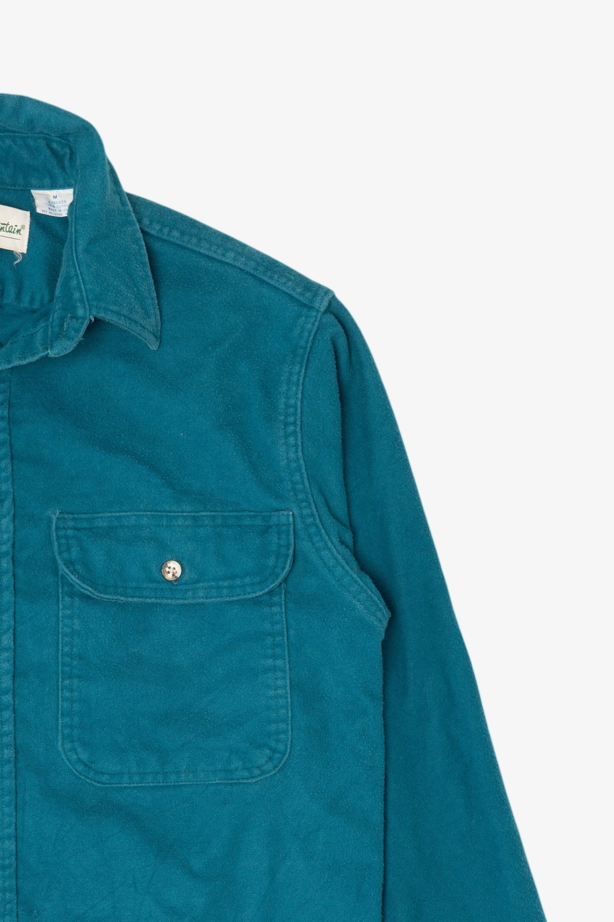 Vintage Teal Gander Mountain Button Up Shirt (1990s)
