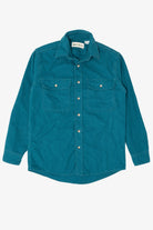 Vintage Teal Gander Mountain Button Up Shirt (1990s)