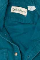 Vintage Teal Gander Mountain Button Up Shirt (1990s)