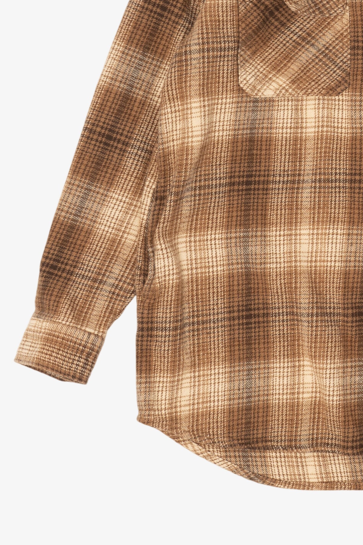Brown Plaid Beachlunch Lounge Button Up Shirt (2010s)
