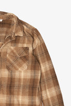 Brown Plaid Beachlunch Lounge Button Up Shirt (2010s)