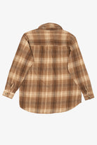 Brown Plaid Beachlunch Lounge Button Up Shirt (2010s)