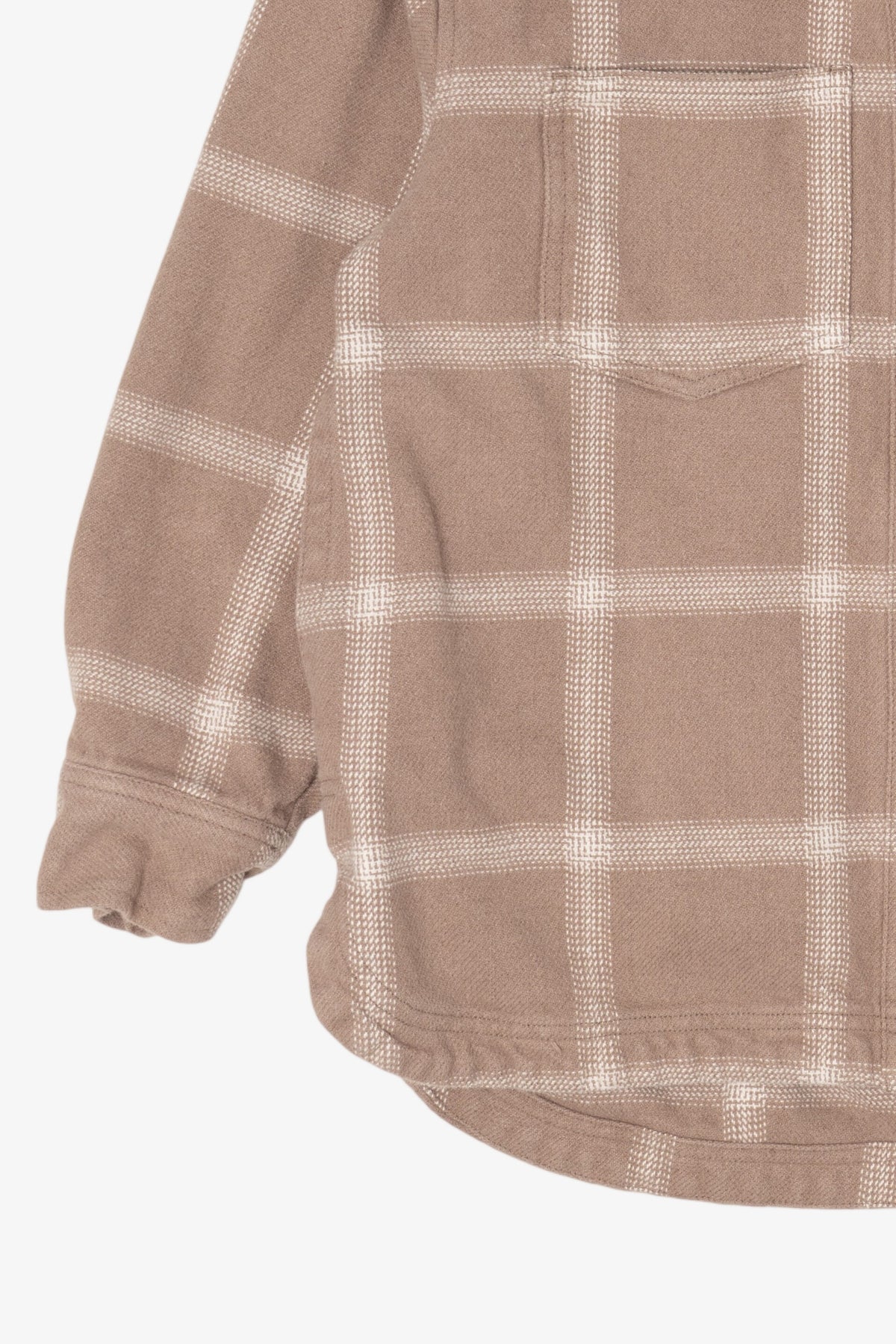 Beige Plaid Madswell Button Up Shirt (2020s)