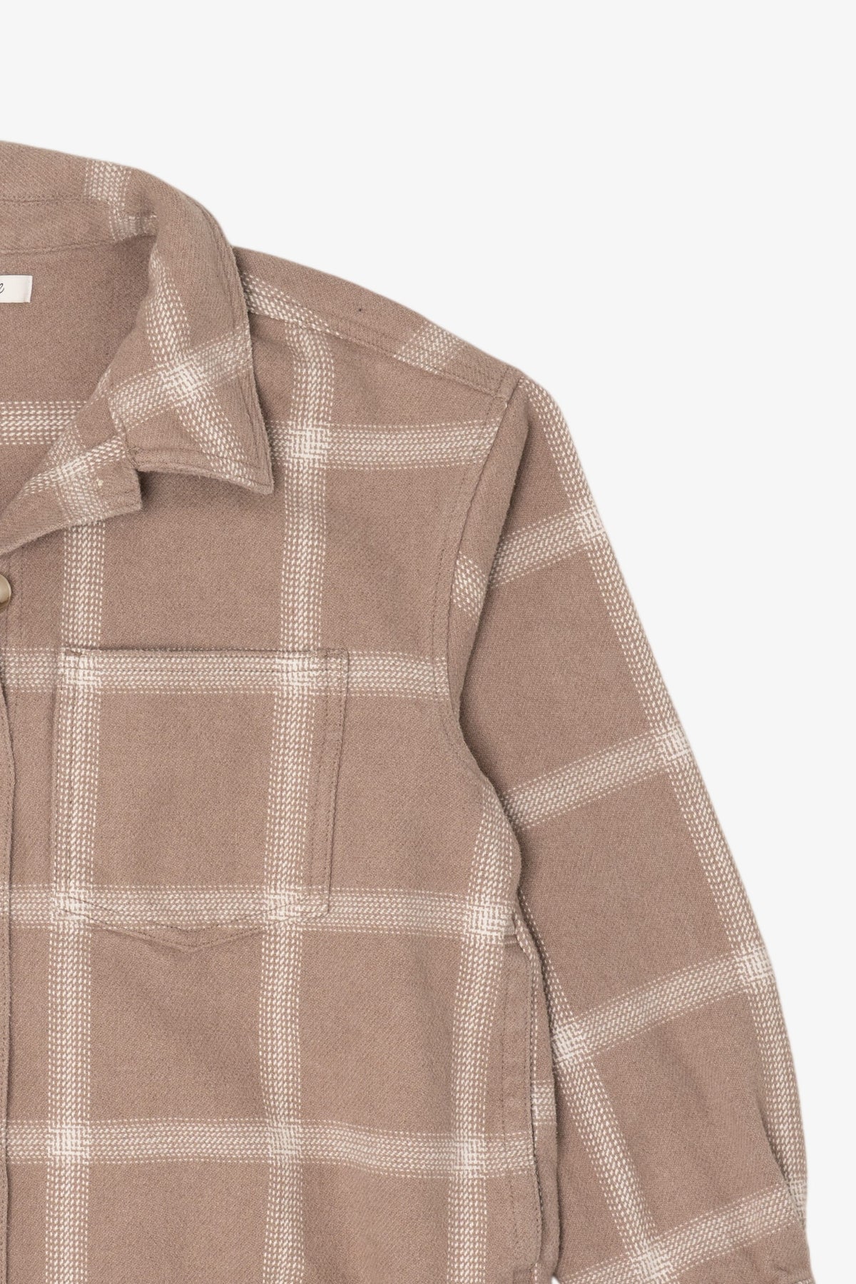 Beige Plaid Madswell Button Up Shirt (2020s)