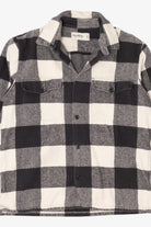 Black And White Plaid Abercrombie & Finch Button Up Shirt (2010s)