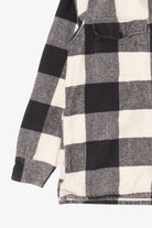 Black And White Plaid Abercrombie & Finch Button Up Shirt (2010s)