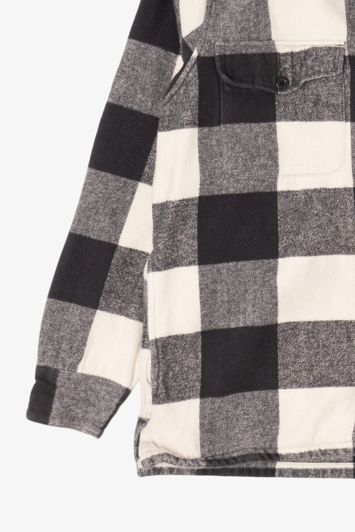 Black And White Plaid Abercrombie & Finch Button Up Shirt (2010s)
