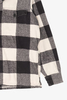 Black And White Plaid Abercrombie & Finch Button Up Shirt (2010s)