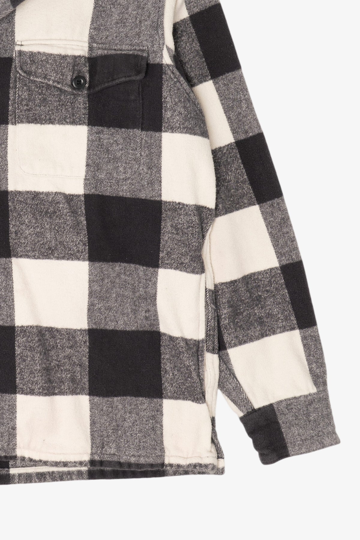 Black And White Plaid Abercrombie & Finch Button Up Shirt (2010s)