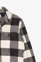 Black And White Plaid Abercrombie & Finch Button Up Shirt (2010s)