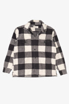Black And White Plaid Abercrombie & Finch Button Up Shirt (2010s)