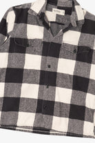 Black And White Plaid Abercrombie & Finch Button Up Shirt (2010s)