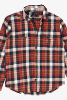 Red And Blue Plaid Rainforest Button Up Shirt (2010s)