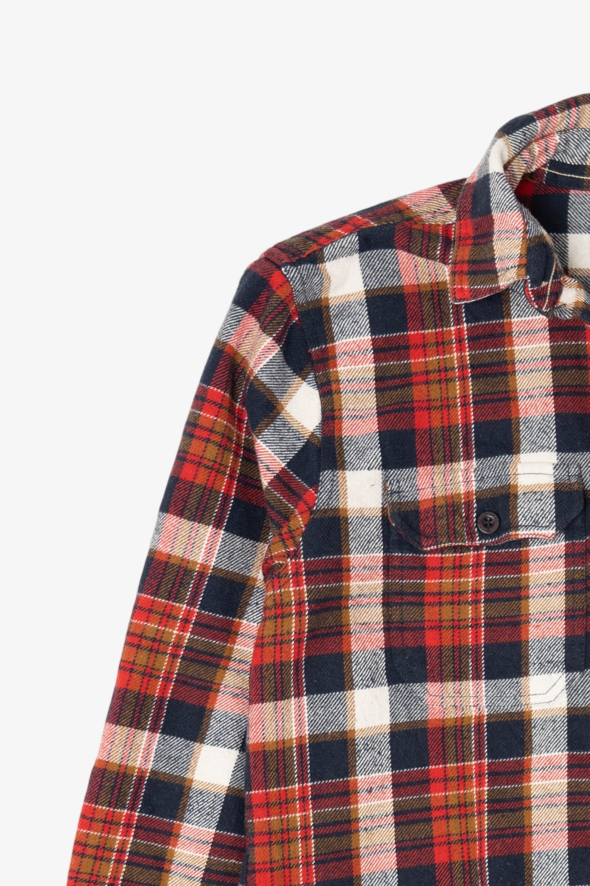 Red And Blue Plaid Rainforest Button Up Shirt (2010s)