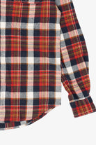 Red And Blue Plaid Rainforest Button Up Shirt (2010s)