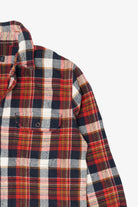 Red And Blue Plaid Rainforest Button Up Shirt (2010s)