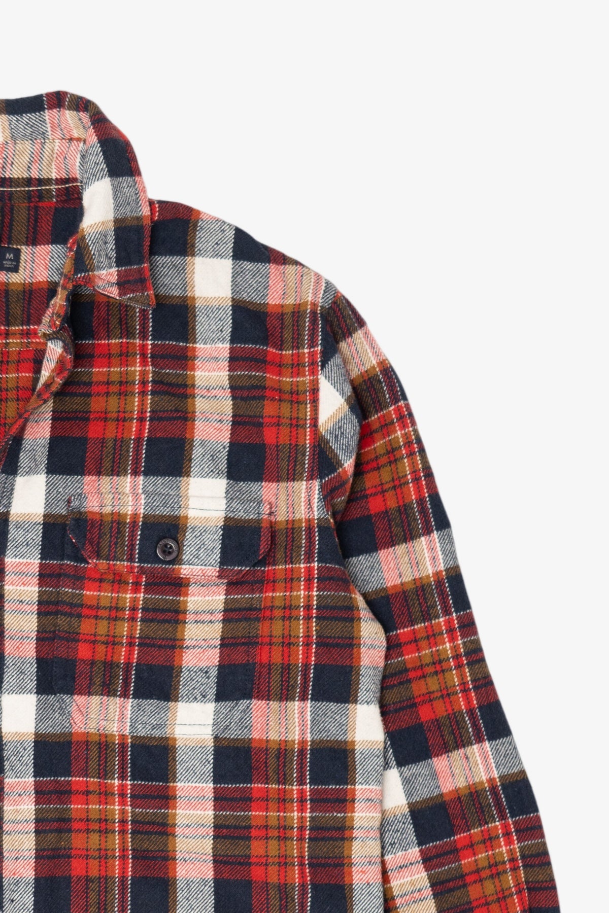 Red And Blue Plaid Rainforest Button Up Shirt (2010s)