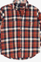 Red And Blue Plaid Rainforest Button Up Shirt (2010s)