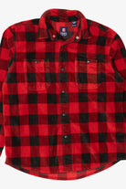 Red Plaid Chaps Button Up Flannel Shirt (2010s)