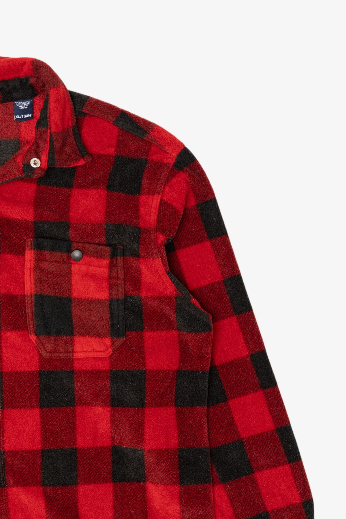 Red Plaid Chaps Button Up Flannel Shirt (2010s)