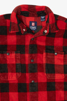 Red Plaid Chaps Button Up Flannel Shirt (2010s)