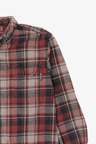 Burgundy Plaid Wolverine Button Up Shirt (2010s)