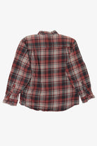 Burgundy Plaid Wolverine Button Up Shirt (2010s)