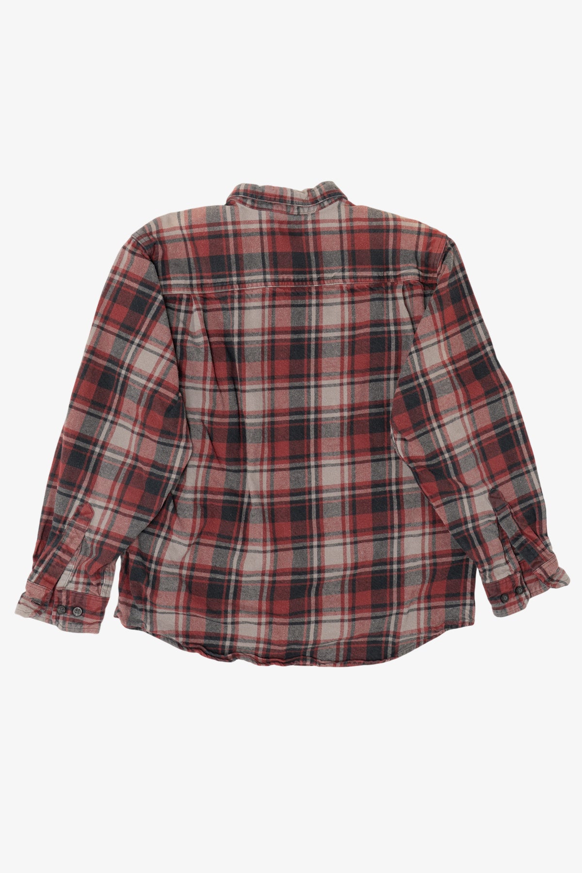 Burgundy Plaid Wolverine Button Up Shirt (2010s)