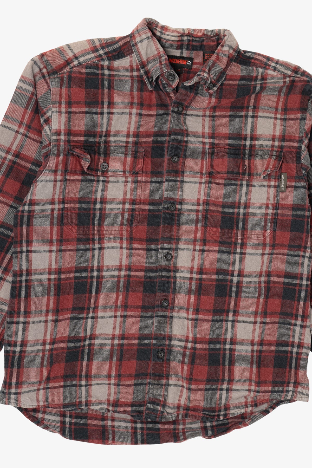 Burgundy Plaid Wolverine Button Up Shirt (2010s)