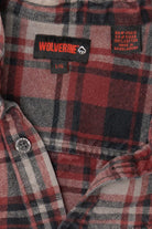 Burgundy Plaid Wolverine Button Up Shirt (2010s)