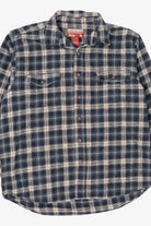 Vintage Navy Blue Caribou Creek Button Up Shirt (1990s)