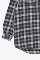 Vintage Navy Blue Caribou Creek Button Up Shirt (1990s)