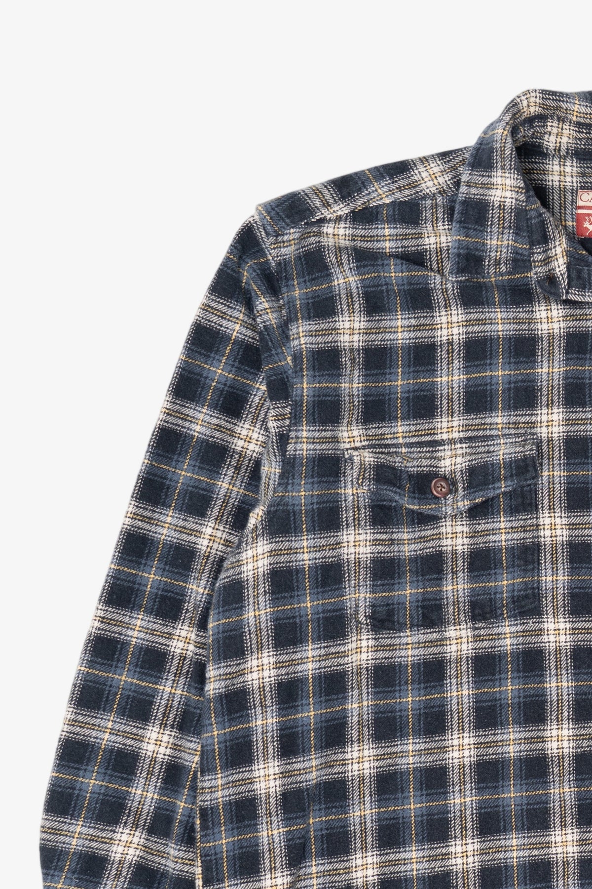 Vintage Navy Blue Caribou Creek Button Up Shirt (1990s)