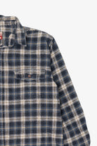 Vintage Navy Blue Caribou Creek Button Up Shirt (1990s)
