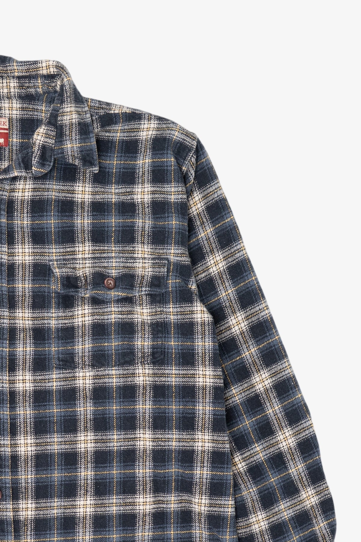 Vintage Navy Blue Caribou Creek Button Up Shirt (1990s)
