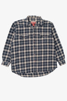 Vintage Navy Blue Caribou Creek Button Up Shirt (1990s)