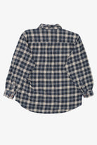 Vintage Navy Blue Caribou Creek Button Up Shirt (1990s)