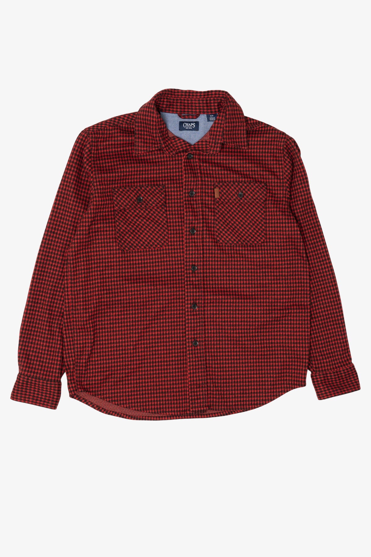 Red Plaid Chaps Button Up Shirt (2010s)