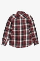 Burgundy Plaid American Eagle Button Up Shirt (2010s)