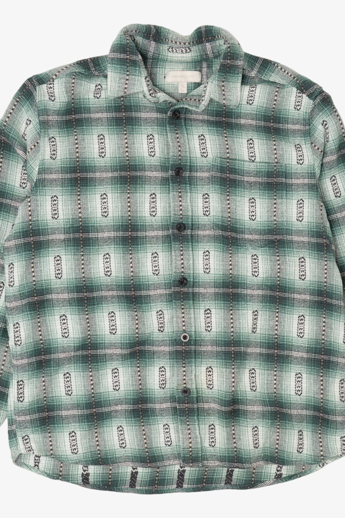 Green Urban Outfitters Button Up Shirt (2010s)
