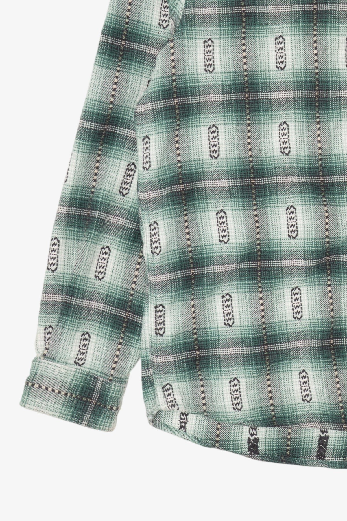 Green Urban Outfitters Button Up Shirt (2010s)