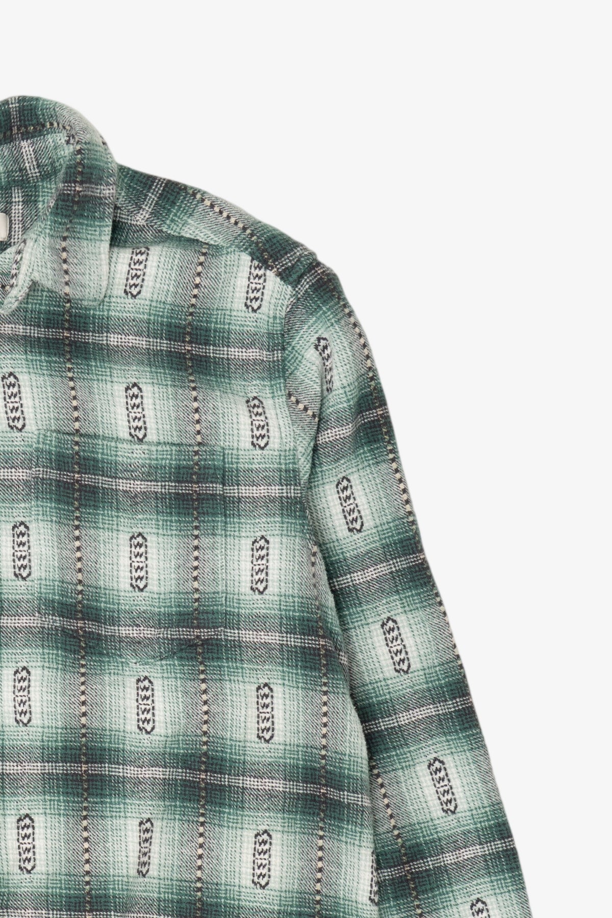 Green Urban Outfitters Button Up Shirt (2010s)