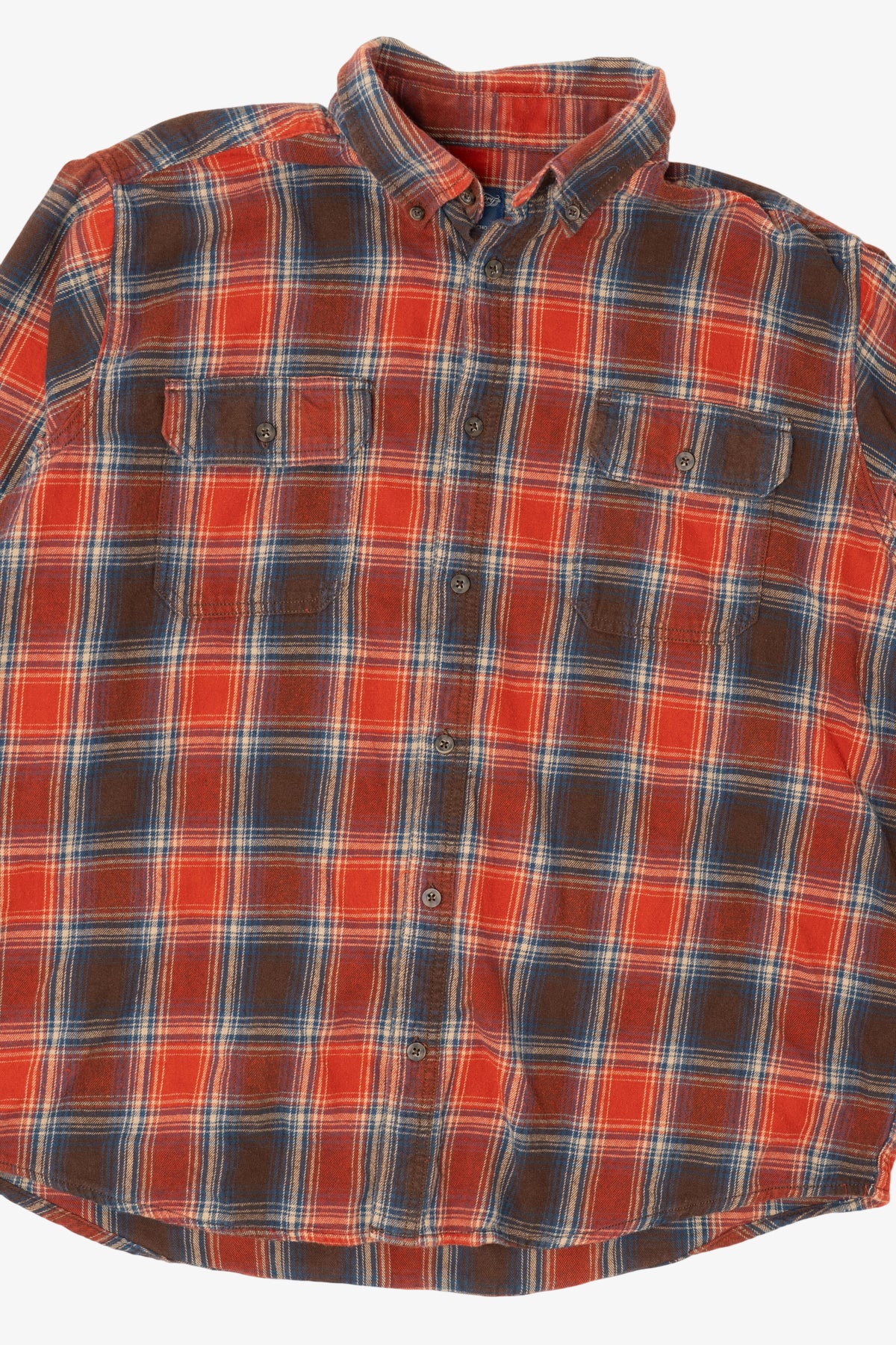 Vintage Red Plaid Faded Glory Button Up Shirt (2000s)