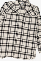Black And White Plaid Duluth Trading Co. Button Up Shirt (2010s)