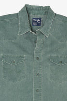 Vintage Army Green Wrangler Button Up Shirt (1990s)