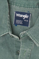 Vintage Army Green Wrangler Button Up Shirt (1990s)