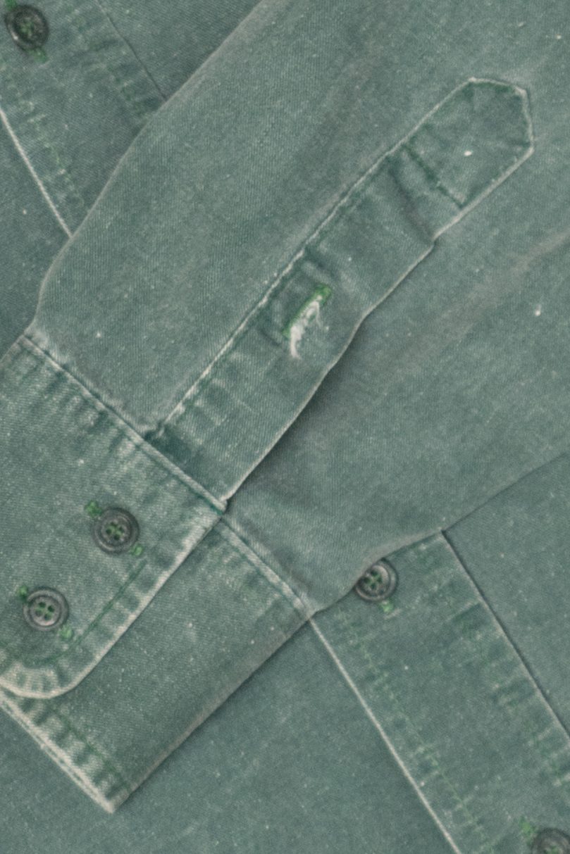 Vintage Army Green Wrangler Button Up Shirt (1990s)