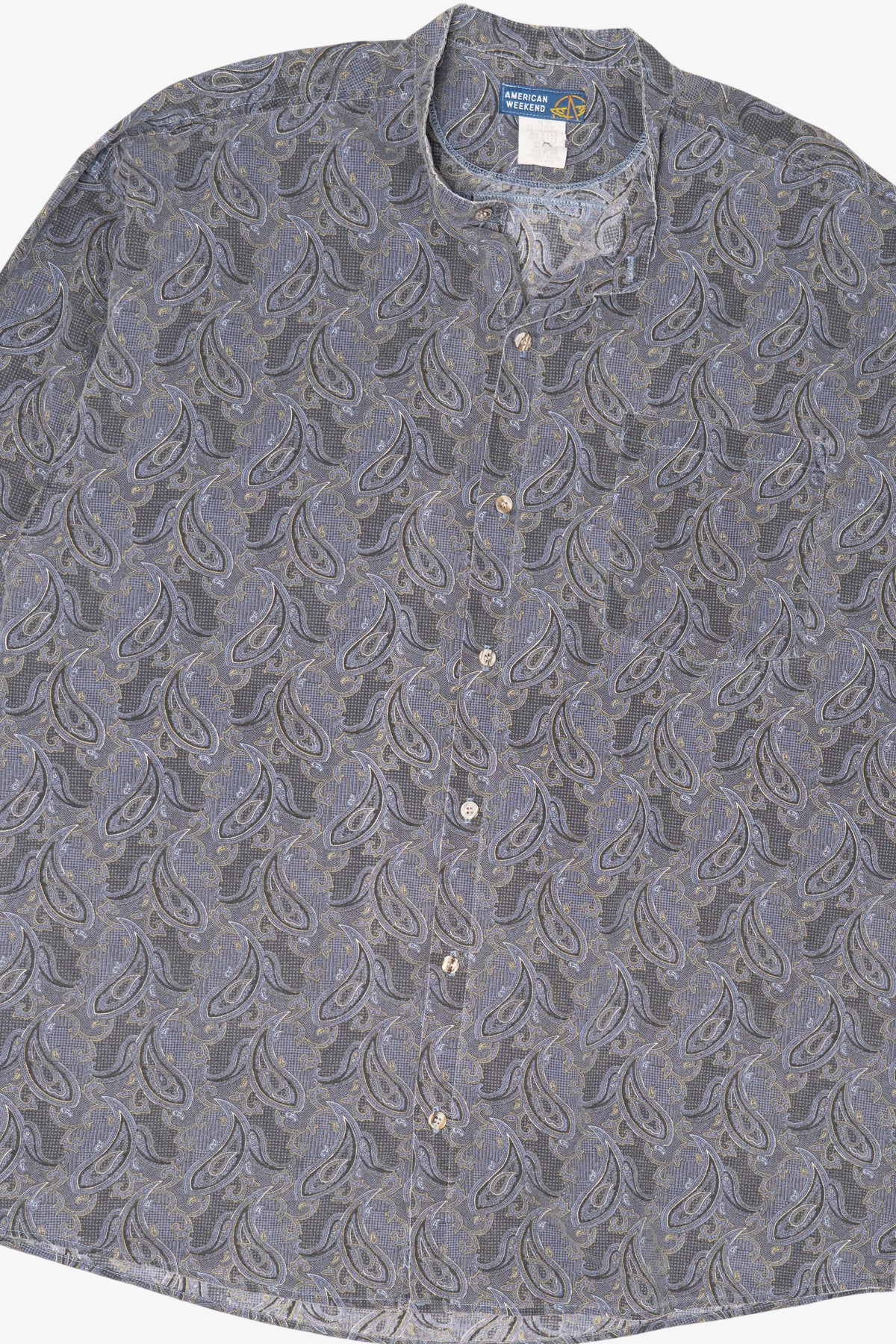 Vintage Paisley Pattern American Weekend Button Up Shirt (1990s)
