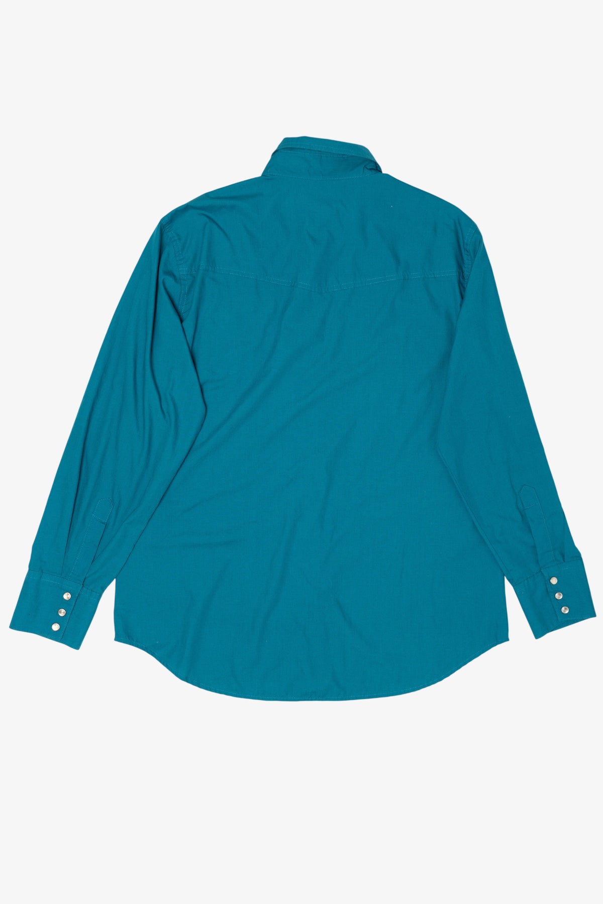 Vintage Turquoise High Noon Western Button Up Shirt (1990s)
