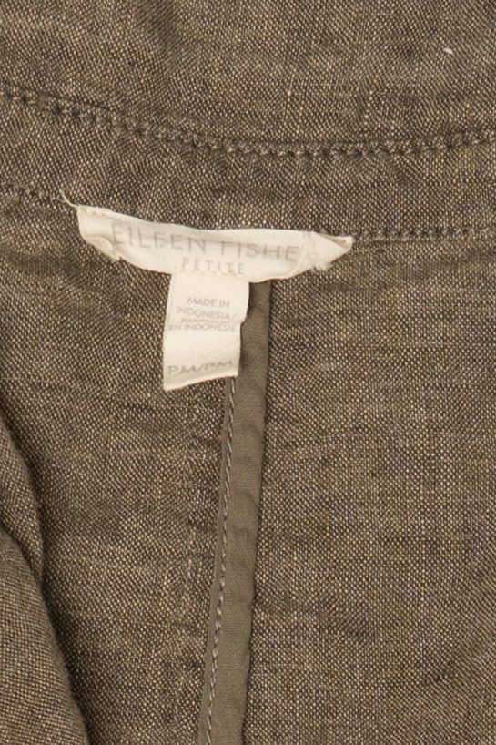 Vintage Brown Eileen Fisher Linen Blazer (2000s)